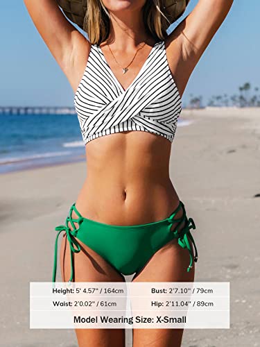 Twist Front High Waisted Bikini – TASHEHE