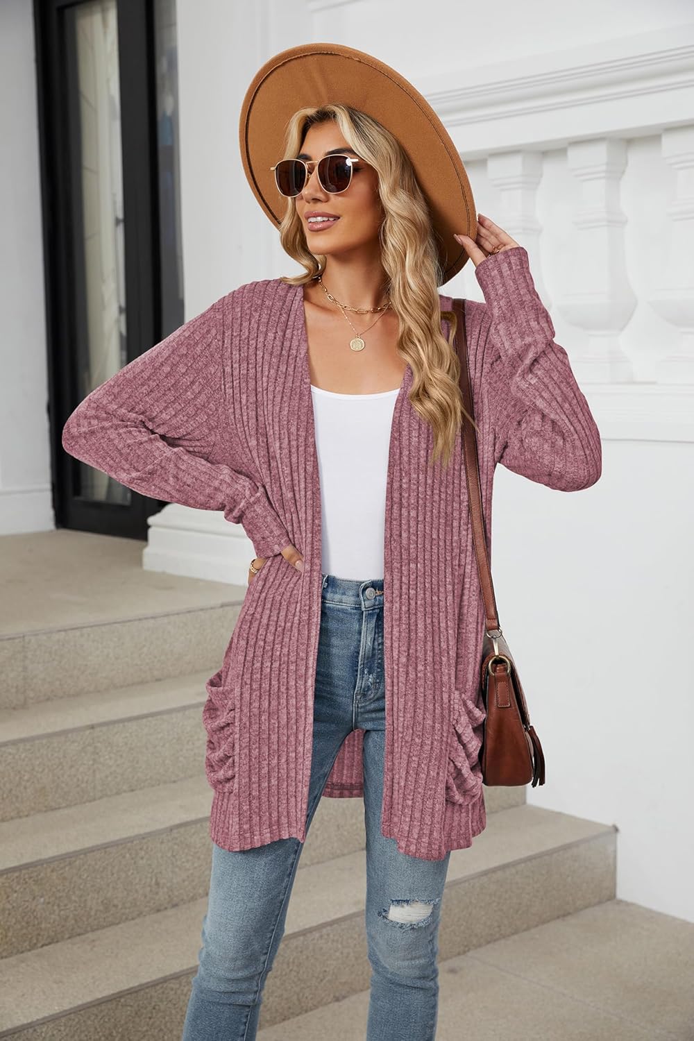 Womens Cardigan Fall Fashion Lantern Sleeve Open Front Striped Color Block Loose Cable Knit Winter Sweater Coats Womens Cardigan Fall Fashion Lantern Sleeve Open Front Striped Color Block Loose Cable Knit Winter Sweater Coats