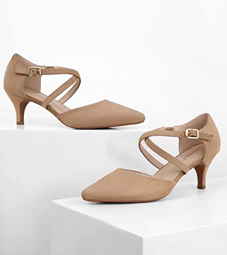 Nude kitten sales heel pumps