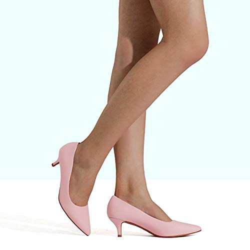 Pink kitten heel shoes uk shop