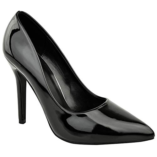 Womens High Heel Pointed Toe Pumps Smart Office Work Courts Shoes Ladi Style Heist