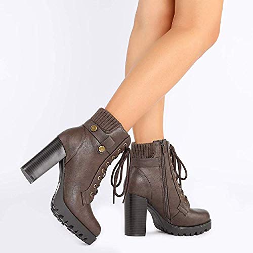 Dream pairs women's clearance high heel ankle boots