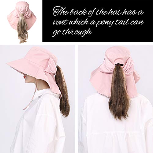 Jeff Aimy Sun Hat for Women Summer Hat for Ladies Ponytail Hat UPF 5 Style Heist