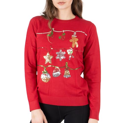 Sparkly Xmas Cardigan Womens Xmas Sweater Womens Glitter Christmas