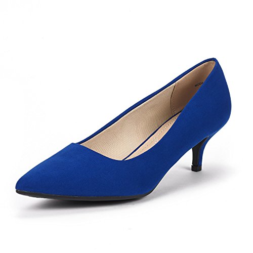 Cobalt blue kitten heel shoes uk Outlet