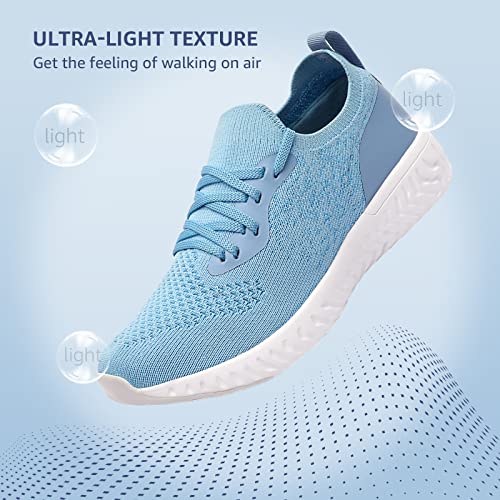 Womens Athletic Running Shoes Comfortable Tennis Shoes Lightweight Walking Shoes Lace Up Trainers Breathable Wide Fit Gym Sneakers