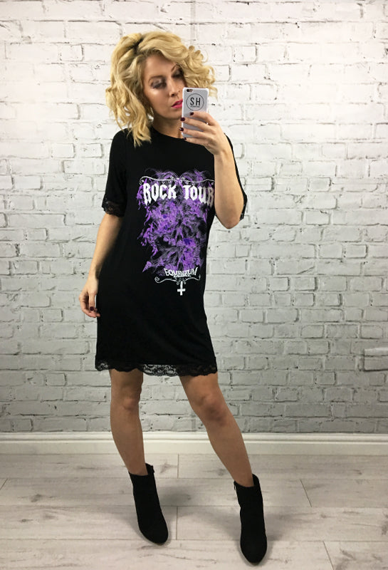 Rocker t cheap shirt dress